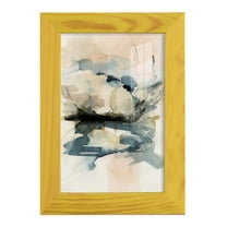 Winter Shoal I - Framed Print w/glass - Sunflower Yellow