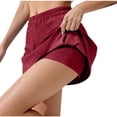 thumbnail image 2 of JYnXIANTI Shorts for Women Comfortable Elastic Waist Golf Tennis Skorts Skirts Summer Mini Skirt Athletic Workout Outfits, 2 of 4