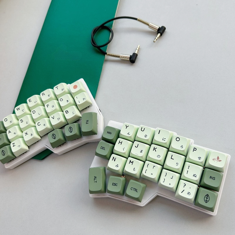 MiFuny CORNE V4 Split Keyboard Kit Collocation Japanese Keycap Wired RGB Hot-swappable Support VIAL Left and Right Hand Split Keyboard