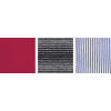 Black Stripe/Red Apple/Blue Stripe