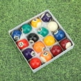 thumbnail image 1 of Tbest 16PCS Billiard Ball 38MM Resin Children Billiard Ball Toy Number Style Include Cue Ball Indoor Outdoor Game Mini Pool Table Accesssory, 1 of 8