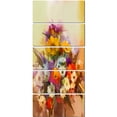 thumbnail image 2 of Bouquet de Fleurs Peint à la Main - Grande Impression sur Toile Florale, 2 of 3