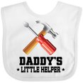 thumbnail image 3 of Inktastic Daddy Little Helper Tools Boys Baby Bib, 3 of 4