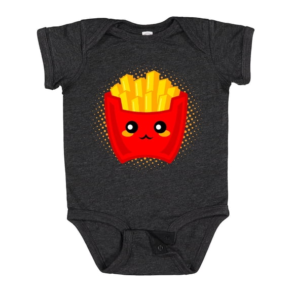 Inktastic French Fries Funny Food Boys or Girls Baby Bodysuit