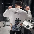 thumbnail image 4 of Camisetas para hombre, camisetas con gráficos de manga corta con dibujos animados, ropa blanca estampada para hombre, sudaderas con grafiti, anime It Xl, corte regular, algodón, nuevas A, 4 of 5