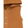 thumbnail image 3 of Modern Moments by Gerber Baby Boy Cotton Hooded Sleeveless Romper, Sizes 0/3 Months - 24 Months, 3 of 7