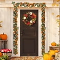 thumbnail image 6 of Fall Garland Fall Decor Fall Leaves Garland Fall Garland for Mantle Halloween Thanksgiving Christmas Artificial Leaf Garland Hanging Pumpkin Maple Leaf Garland Indoor Outdoor Home Party Fireplace, 6 of 7