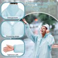 thumbnail image 2 of LALACE Waterproof Rain Ponchos for Adults, One Size, 2 of 5
