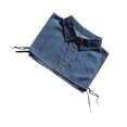 thumbnail image 4 of WEUVEB Cuello Falso En Denim Con Elástico Ajustable Para Varias Ocasiones, 4 of 8