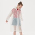 thumbnail image 2 of Poncho Imperméable en Nylon pour Enfants, Transparent, pour Randonnée et Voyage, 2 of 5