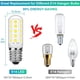 thumbnail image 4 of Bombilla LED E14, 3 W, luz blanca fría, 6000 K, 28 W, 33 W, equivalente a halógeno, ahorro de energía, E14, tornillo Edison pequeño, bombillas LED para máquina de coser de campana de congelador, AC220-240 V, 2 unidades Zhivalor BST3057082, 4 of 5