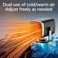 thumbnail image 4 of Car Heater for Vehicles - Portable 12V Heater & Defroster with 90W Fast Heating/Cooling, Plug-In Warmer Fan for Quick Defogging, Easy Installation Feature, Ideal for Truck RV Tent, 4 of 6