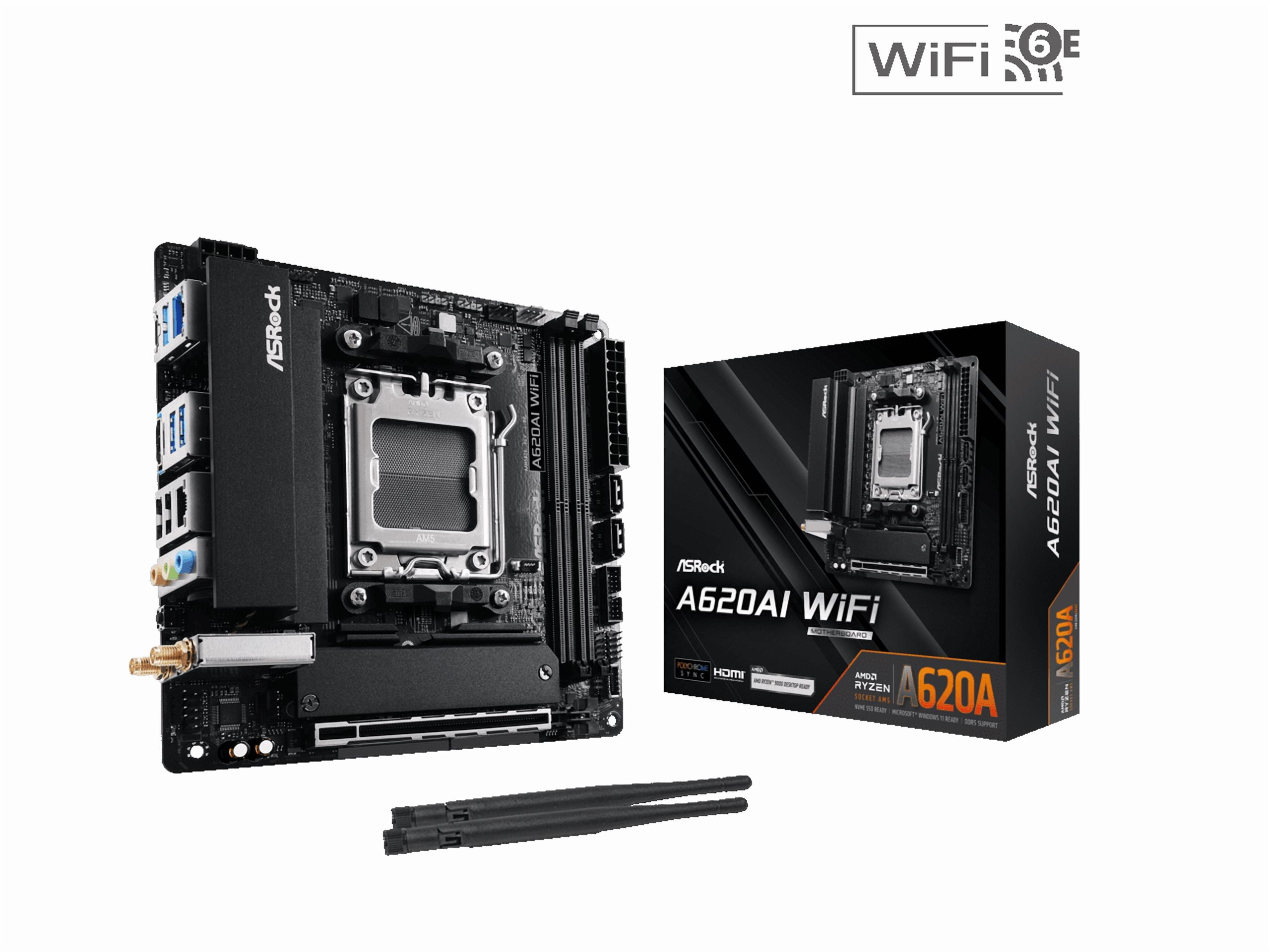 ASRock B650I AM5 Ryzen 7000 Mini-ITX Motherboard with DDR5 7200+