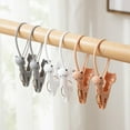 thumbnail image 3 of 2025 New Windproof Cat With String 6 Beach Towel Clip Size Chair Clips Towel Holder Clothes Stocking Clamp For Cruise Patio Pool Holiday Vacations(cat Colour Mixture) Walnut Grinder Table Clamp Mini, 3 of 3