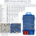 thumbnail image 2 of Kit Tournevis de Précision,110 en 1 Set Tournevis Magnétique Multi-fonction pour Laptop Mac Montre Jouets Bijoux Lunettes Appareil (blue), 2 of 5