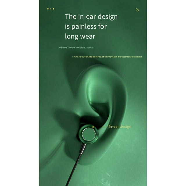 Wired Headphones Superior Sound Quality Ergonomic Design Durable for Audiophiles