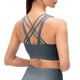 thumbnail image 1 of Mujeres Yoga Sujetador Acolchado Deportes Entrenamiento Pilates Tank Tops Casual, 1 of 8