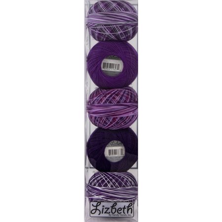 UPC: 0769826620112 | Handy Hands Lizbeth Specialty Pack Cordonnet Cotton Size 20-Berry Assortment 5/Pkg