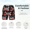 thumbnail image 5 of Gaeub Fire and Rescue Truck Mens Swim Trunks Stretch Beach Shorts Quick Dry for Men Swim Shorts Swimwear with Pockets- 3X-Large, 5 of 9