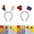 thumbnail image 1 of Aro de pelo para fiesta de fútbol, diadema de fútbol, , suministros para fiestas, accesorio de foto Uniformes y Rojo Amarillo BLESIY sombreros de cosplay, 1 of 8