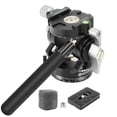thumbnail image 1 of Generic Rotating Universal Panoramic Tripod Head for Video & Camera Mounting, Arca Swiss Compatible Quick Release Plate, Hydraulic Damped 2D Head for Stable Photography, 1 of 8
