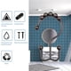 thumbnail image 4 of Wosthever Ganchos para cortina de ducha de acero inoxidable, 12 piezas, colgadores para cortinas de habitación de Hotel y baño, herrajes para anillos Accesorios de baño Negro Wosthever HA062211-02B, 4 of 6