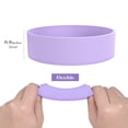 thumbnail image 2 of Linkidea 2 Pack Water Bottle Boot Compatible with YETI Tumbler 20oz/30oz, Travel Mug 20oz/30oz, Silicone Anti-Slip Waterbottle Bottom Sleeve Cover Protector (Violet), 2 of 6