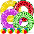 thumbnail image 1 of Flotadores inflables para piscina iGeekid, paquete de 8, para niños y adultos, con pelota, 1 of 4