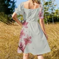 thumbnail image 4 of Japanese Cherry Blossoms Large Sleeveless Dress Woman clothing, 4 of 7