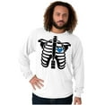 thumbnail image 4 of Skeleton Rib Cage Cute Set His Hers Men's Long Sleeve Tee T Shirt Brisco Brands M, 4 of 7