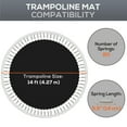 thumbnail image 4 of Soozier Trampoline Mat with 80 V-Hooks, Fits 14' Trampoline, Black, 4 of 10