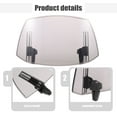 thumbnail image 3 of ETHZZLE 1 Set Universal Motorcycle Windshield Retro Style Riding Harsh Weather Conditions 11.0x6.9x0.1in, 3 of 7
