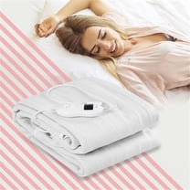 Pemberly Row Electric Heated Mattress Pad Safe Full 8 Temperature 10h Timer