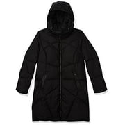 Cole Haan Women's Hooded Essential Down Coat, Black, Small