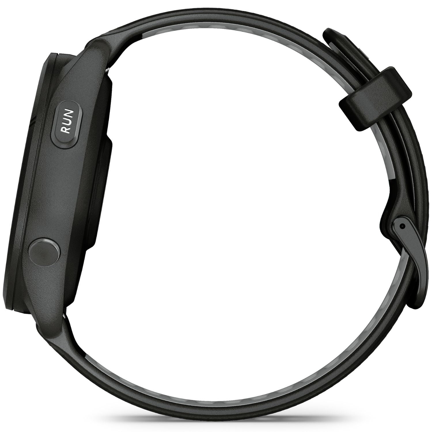 Garmin Forerunner 265 GPS Smartwatch - 46mm, Black/Powder Gray Bundle with Deco Essentials Charging Dock for Garmin Venu 3 + Silicone Dust Cover + Round Tempered Glass Screen Protector