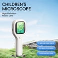 thumbnail image 3 of Handheld Digital Microscope, HD Photo and Video Adjustable LED Lights 2MP 100X-500X Zoom Range Handheld Magnifying Glass  for Science, 3 of 7