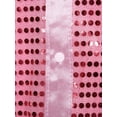 thumbnail image 5 of vastwit Mens 70s Sequins Disco Dance Shirt Long Sleeve Button Down Shirt for Party Club Pink L, 5 of 6