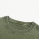 thumbnail image 4 of Ceisia Men's Vintage Washed Solid Crew Neck Short Sleeve T-Shirt Casual Retro Top Army Green XXL Gifts, 4 of 7