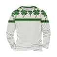 thumbnail image 1 of Tops para Mujeres de Moda Otoño Día de San Patricio Impreso Suelto Cuello Redondo Manga Larga Suéter, 1 of 3