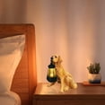 thumbnail image 4 of THHEIC Golden Retriever LED Garden Statue, Solar Resin Dog Lamp with Windproof Design, Night Illuminated Outdoor Decor for Pathways and Pet Memorials, 4 of 4