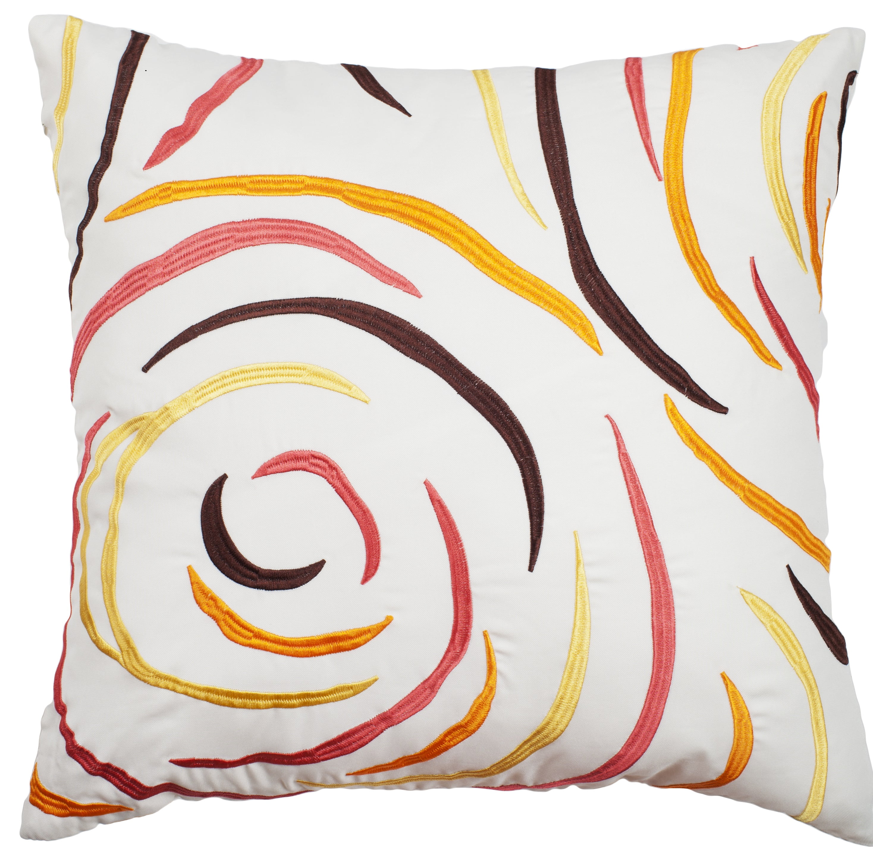 SAFAVIEH Lollypop Soleil 20" x 20" Indoor/Outdoor Pillow, Fiery Red, Set of 2