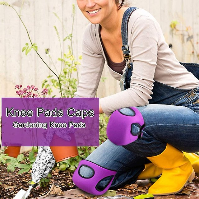 1 par de rodilleras para jardinería, protectores de rodilla para jardín, cojín protector antideslizante, rodillera suave ultraconfort para jardín, neopreno