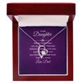 thumbnail image 1 of To My Daughter Always Remember Forever Necklace w Message Card, 1 of 8
