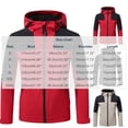 thumbnail image 3 of Thousandth Men's Hooded Outdoor Trekking Jacket Zip Up Breathable Windproof Daily Jacket Casual Everyday Outerwear Coat for Fall, 3 of 5