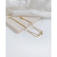 thumbnail image 4 of Pulsera de cadena de eslabones con dije de cruz para mujeres adolescentes, ajustable, dorado TUNC Sencillez, 4 of 5