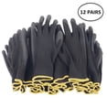 thumbnail image 5 of Tzgsonp 12 Pairs Rubber Protective Gloves Antistatic Nylon Gloves Work Safety Working Mechanic Gloves Garden Builder, 5 of 10