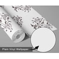 thumbnail image 6 of S4Sassy Peel And Stick Wall Covering, Motif Bouquet Print Removable Wall Wrap - White Mural For Vintage Farmhouse Decor, Bathroom, Laundry Room - Self-Adhesive Removable Wallpaper Vinyl (25"X 240"), 6 of 9