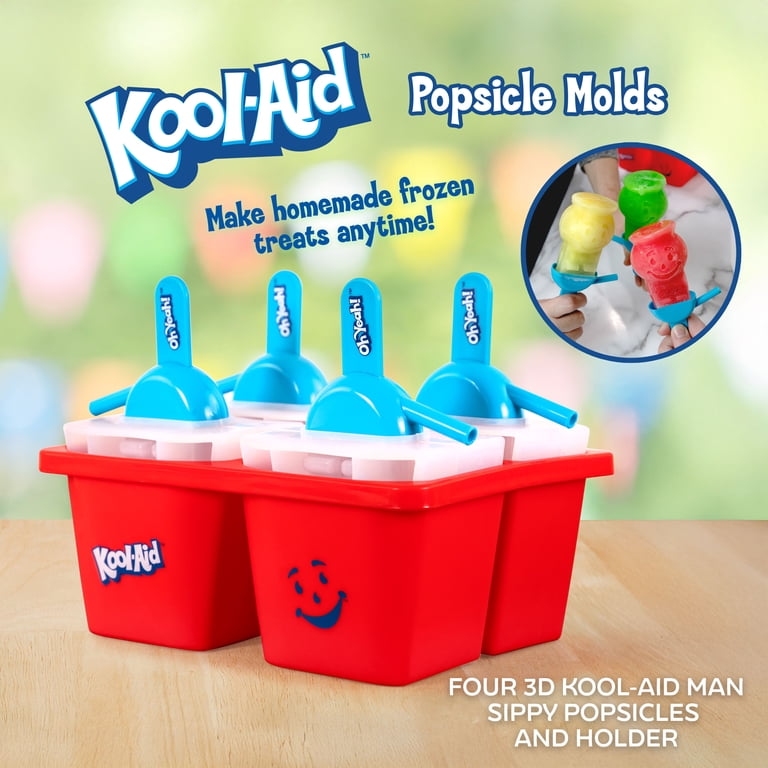 Kool-Aid Sippy Pop with Straw Handle for Sipping - Walmart.com