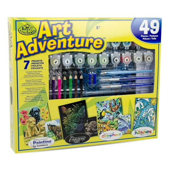 Royal & Langnickel Art Adventure Activity Set, Kids, 49pc