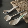 thumbnail image 6 of Asian Retro Soup Spoons, Ceramic Chinese Soup Spoons with Long Handle, Japanese Ramen Spoons for Soup Ramen Noodles Wonton Cereal, 6 of 13